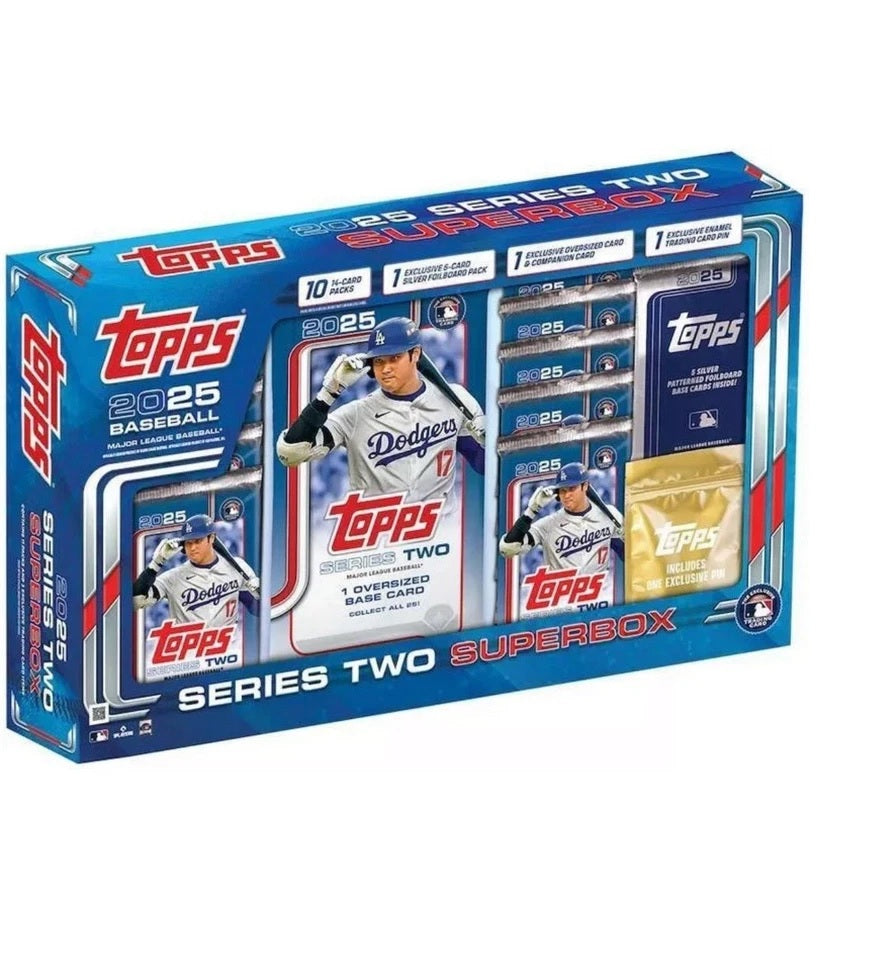 2025 Topps Series 2 MLB Baseball Super Box FACTORY SEALED