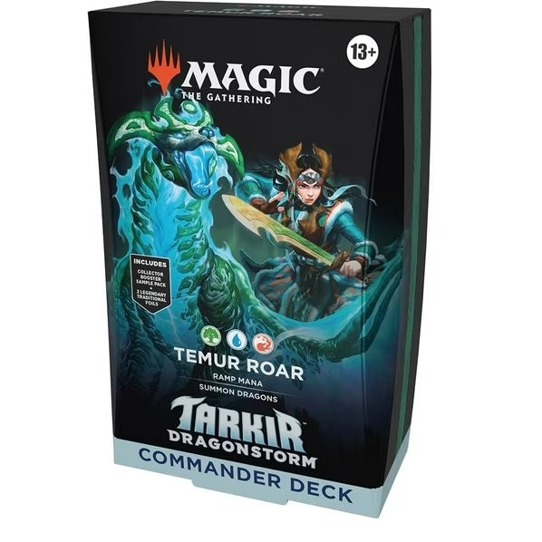 MtG Tarkir: Dragonstorm Temur Roar Commander Deck